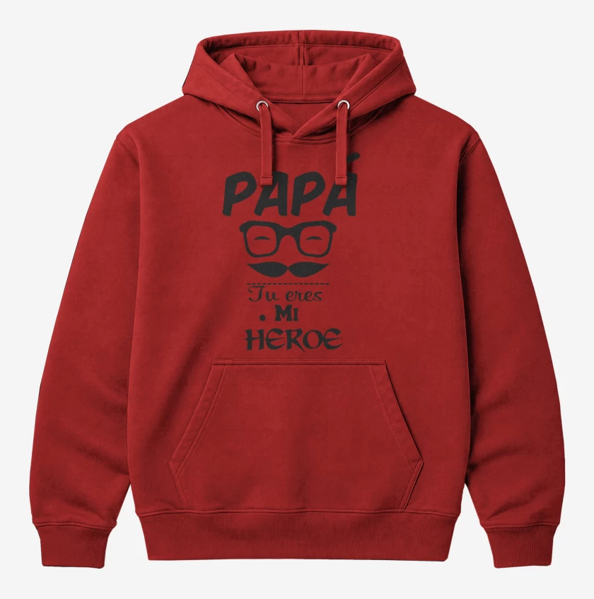 Polerón Canguro Rojo de Eres mi heroe