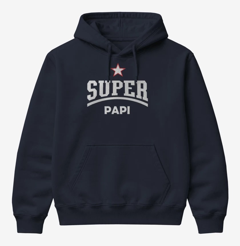 Poleron Canguro básico Super papá