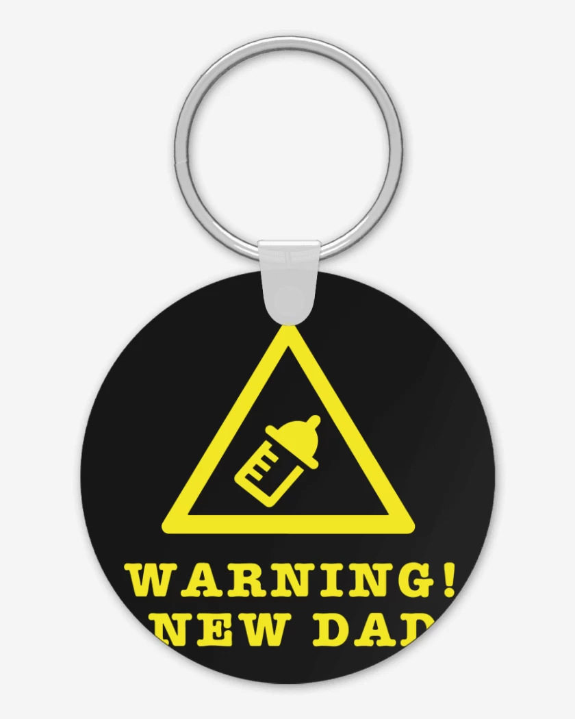 Llavero Warning New Dad