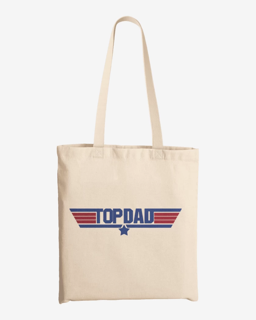 Totebag Blanco de top dad