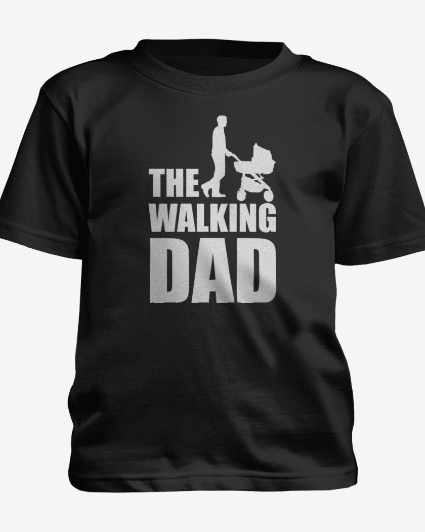 Polera de niño Negro de The walking dad 2