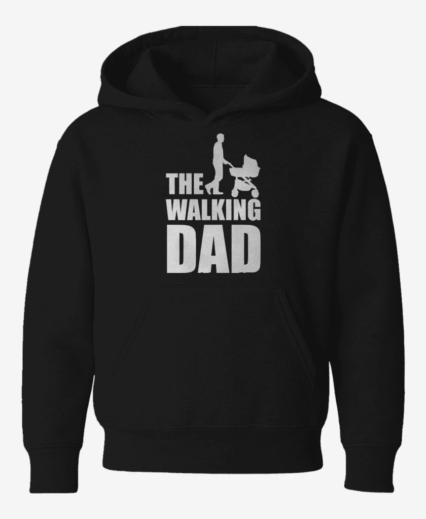 Poleron de niño Negro de The walking dad 2