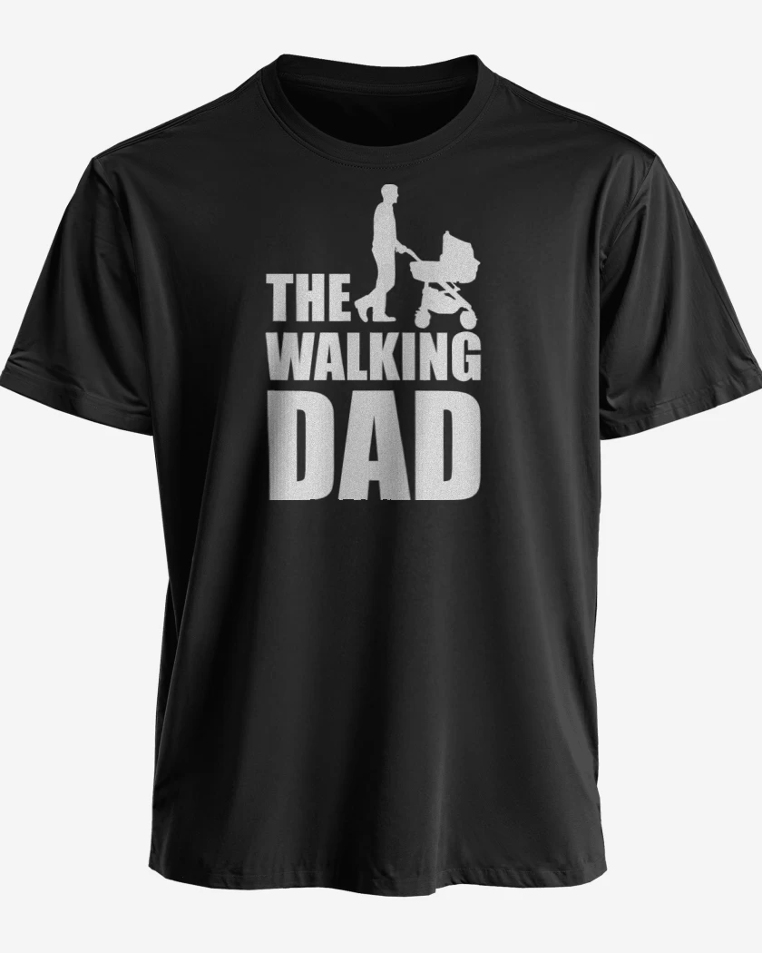Polera premium Negro de The walking dad 2