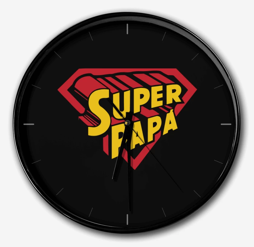 Reloj Negro de Super papá 2