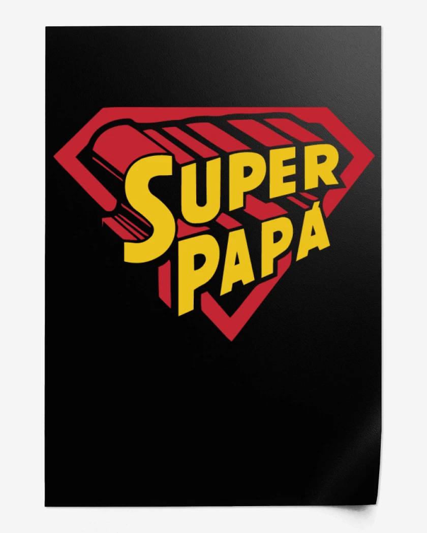 Print Negro de Super papá 2
