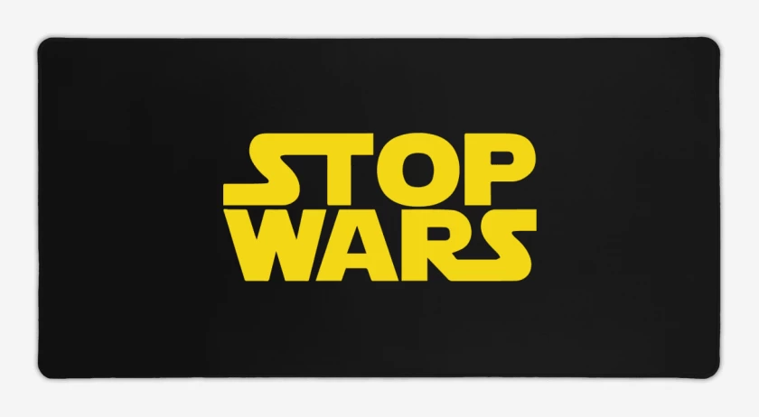 Mouse pad Gamer Negro de Star Wars - Stop Wars