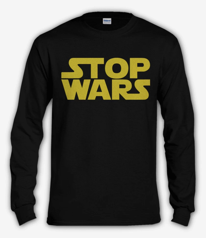 Polera manga larga Negro de Star Wars - Stop Wars
