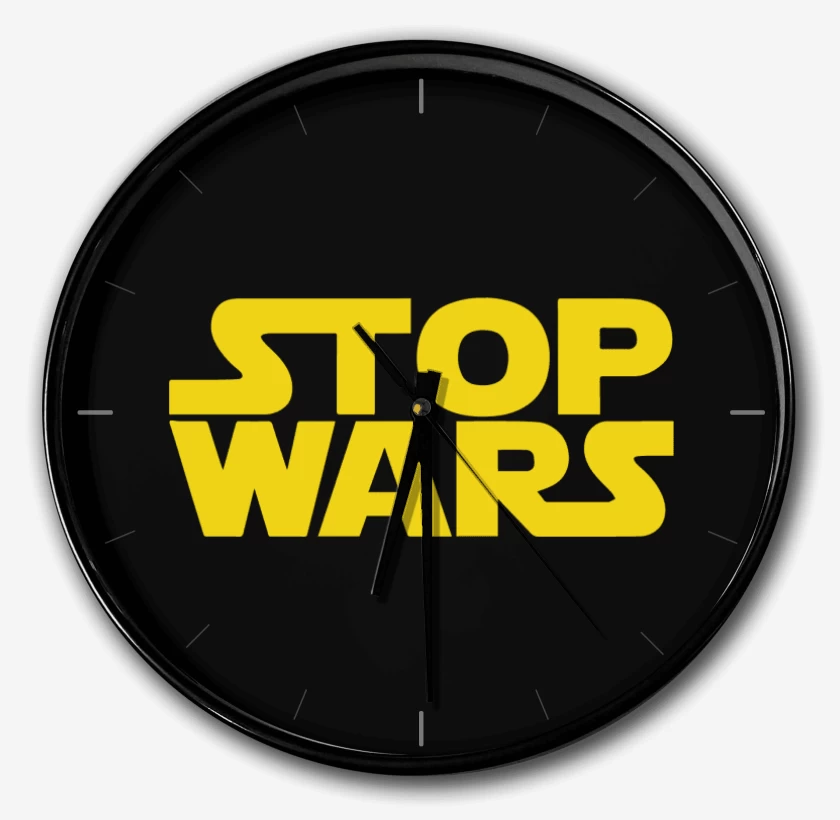 Reloj Negro de Star Wars - Stop Wars
