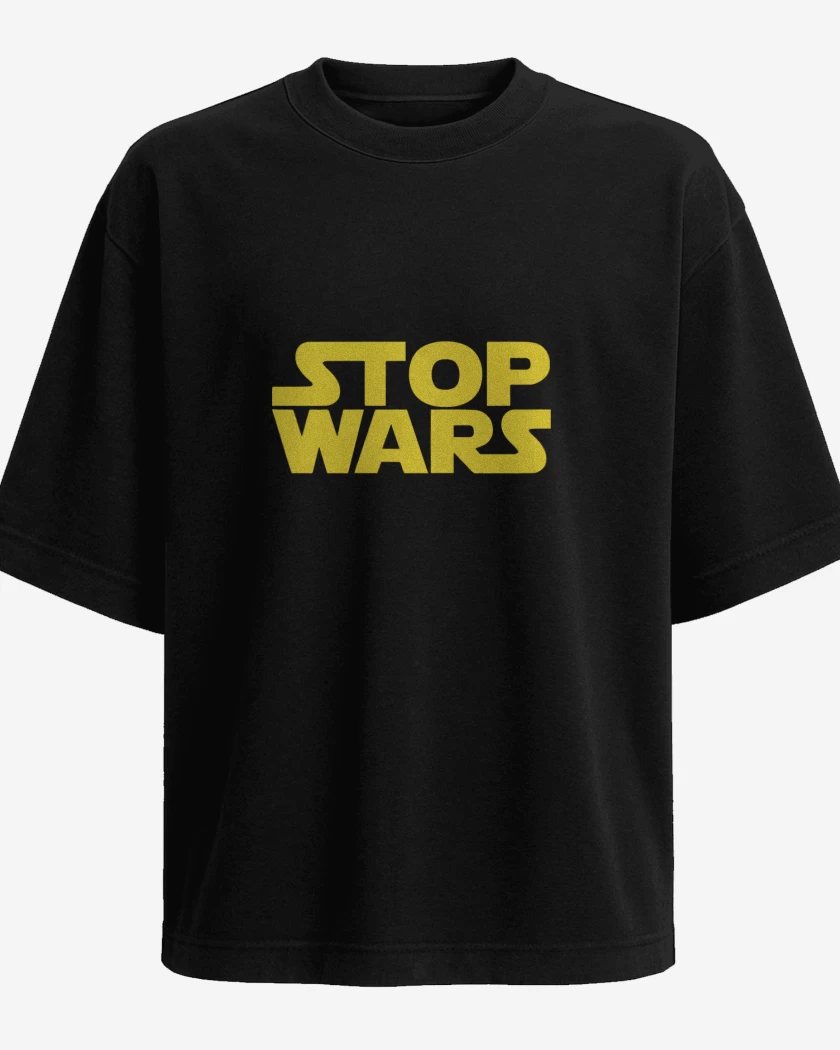 Polera Oversize Negro de Star Wars - Stop Wars