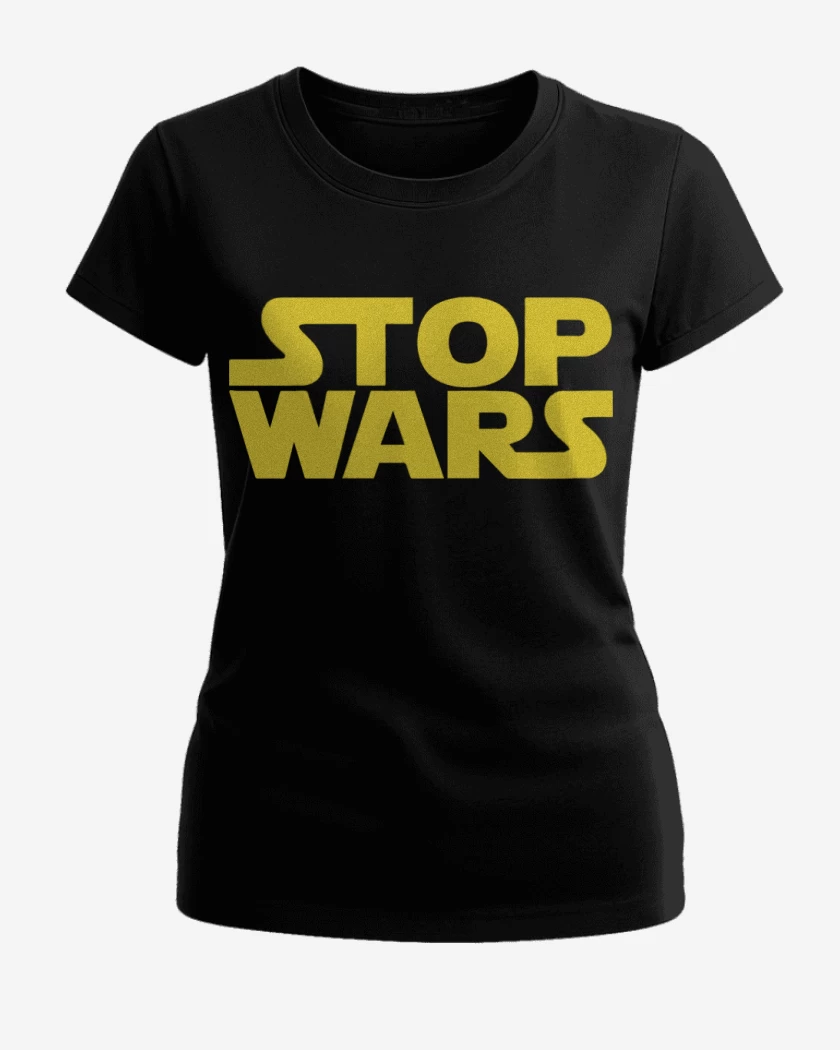 Polera de Mujer Negro de Star Wars - Stop Wars