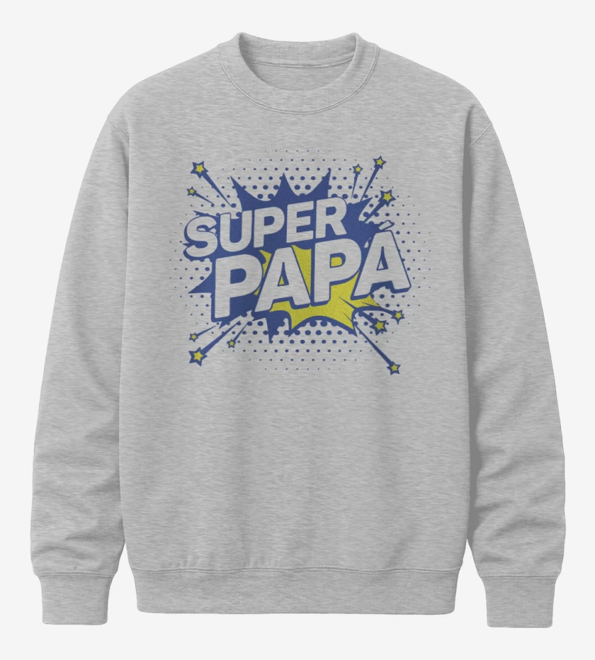 Poleron polo Gris Melange de Super papa 4