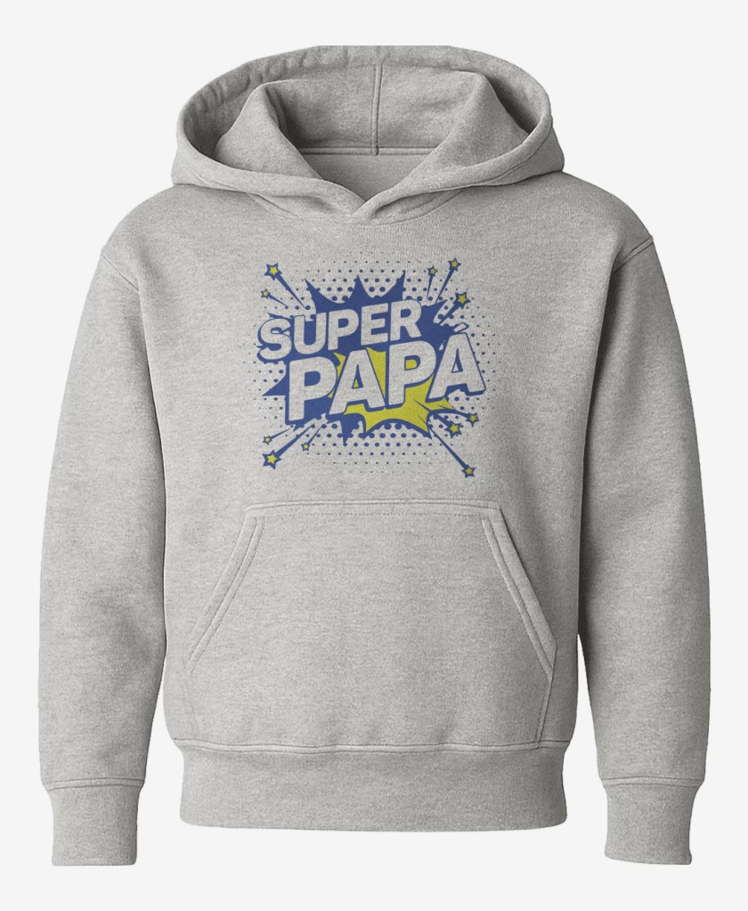 Poleron de niño Gris Melange de Super papa 4