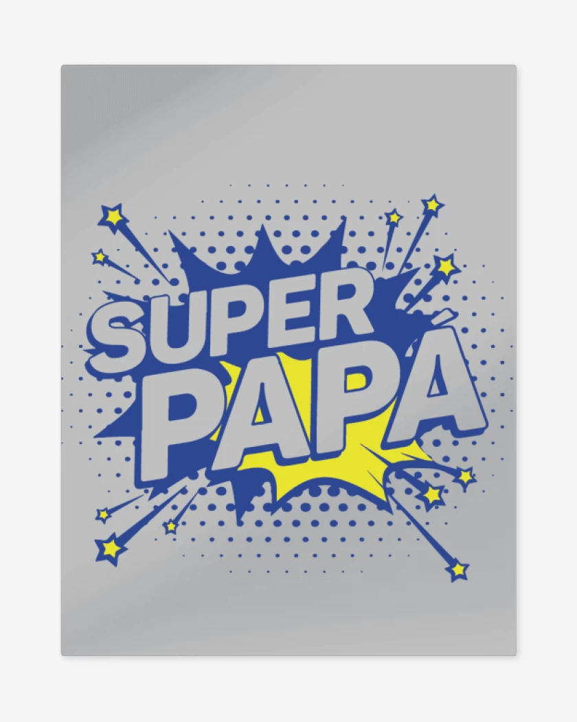 Print metalico Gris Melange de Super papa 4