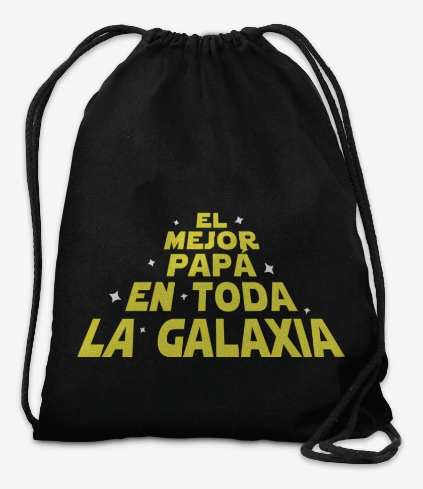 Mochila El mejor papá en toda la galaxia galaxia