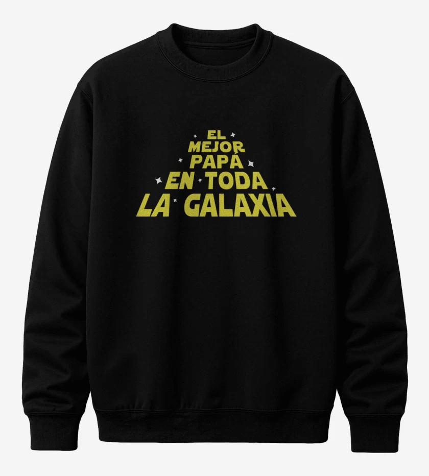 Poleron polo El mejor papá en toda la galaxia galaxia