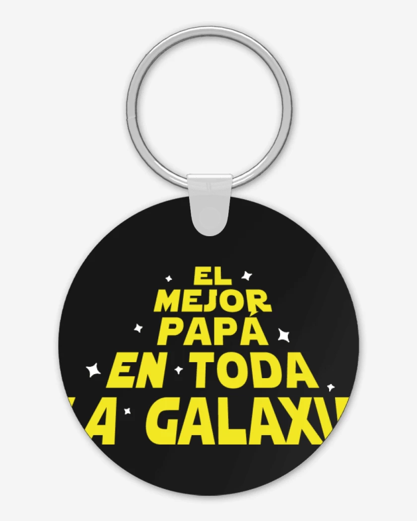 Llavero El mejor papá en toda la galaxia galaxia