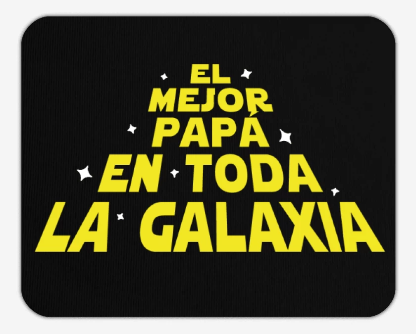 Mousepad El mejor papá en toda la galaxia galaxia