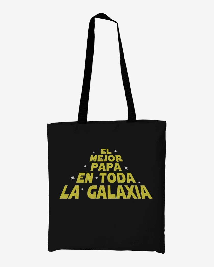 Totebag El mejor papá en toda la galaxia galaxia