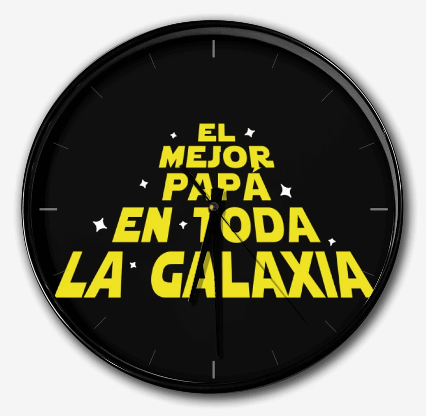 Reloj El mejor papá en toda la galaxia galaxia