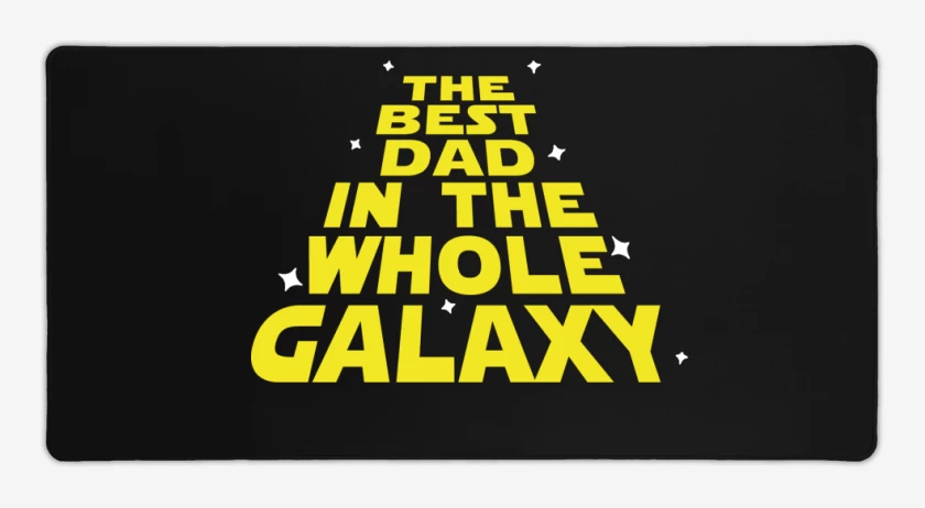 Mouse pad Gamer The best dad in the whole galaxy