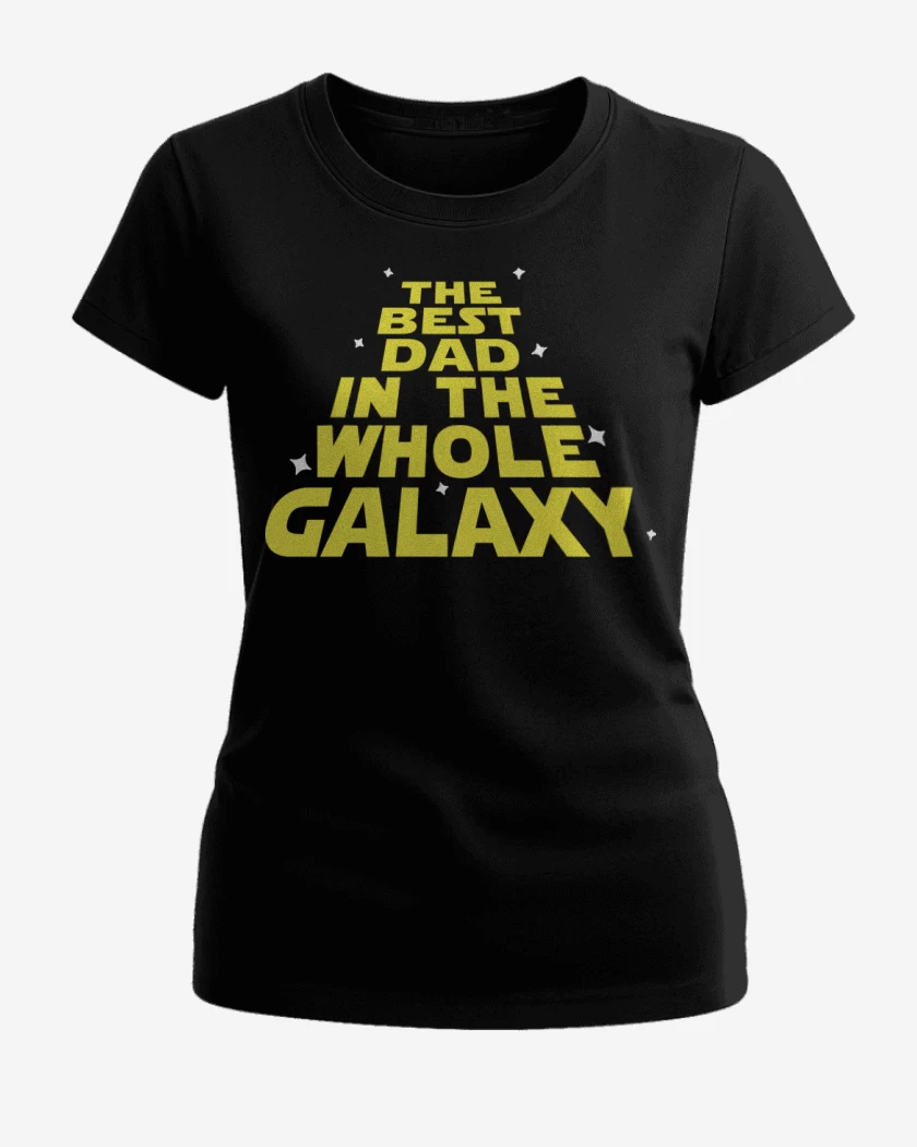 Polera de Mujer The best dad in the whole galaxy