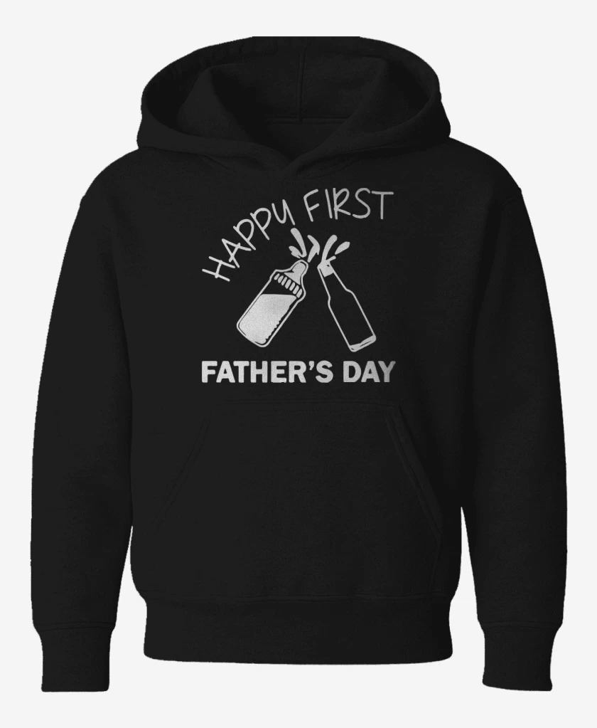 Poleron de niño Negro de Happy first fathers day