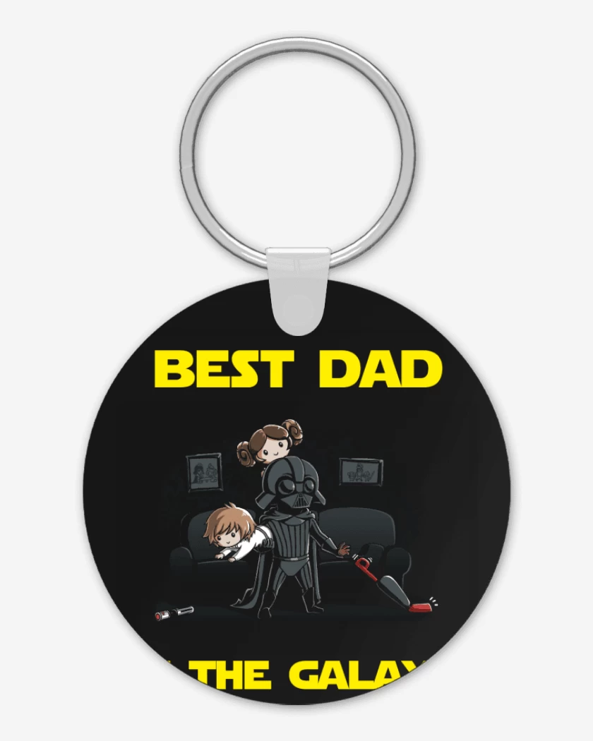 Llavero Best dad in the galaxy hogareño