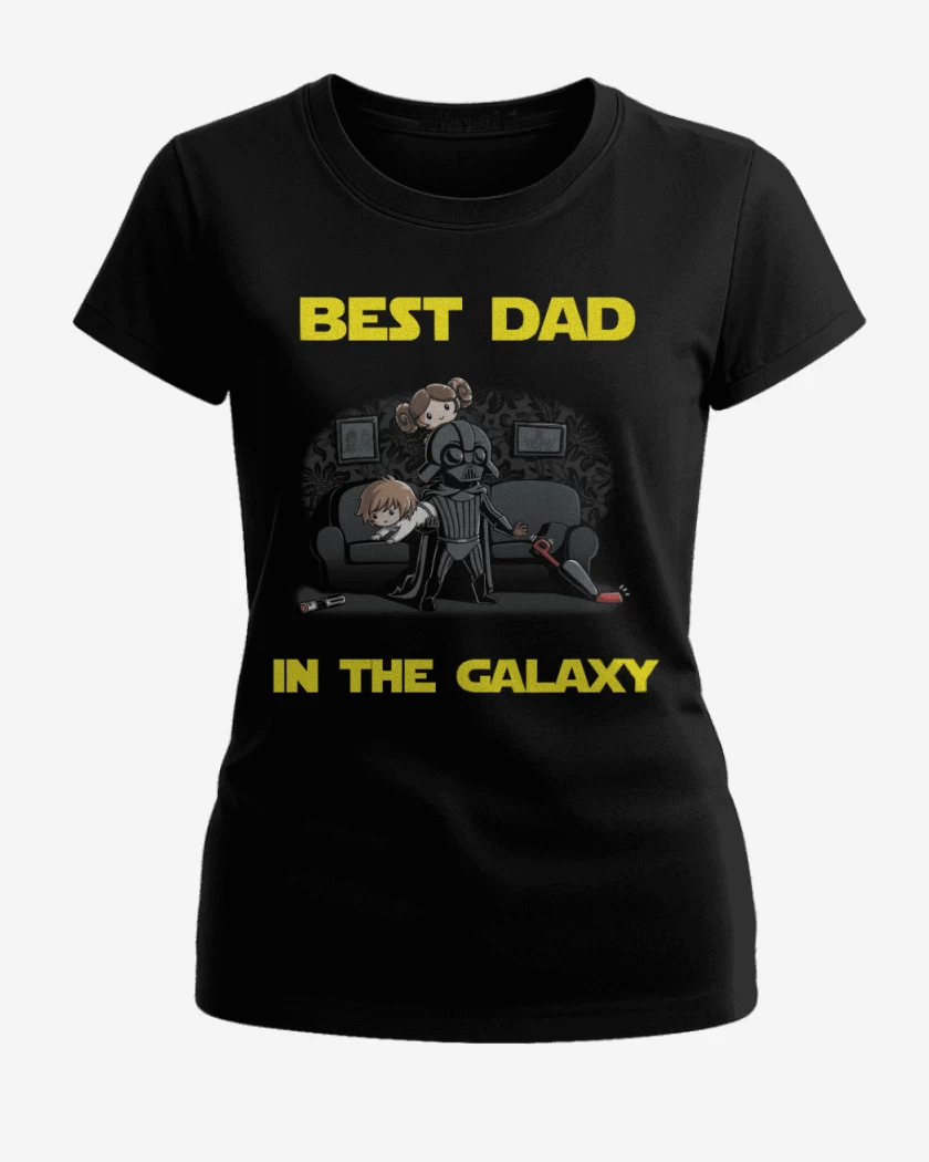 Polera de Mujer Best dad in the galaxy hogareño