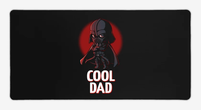 Mouse pad Gamer Negro de Cool dad