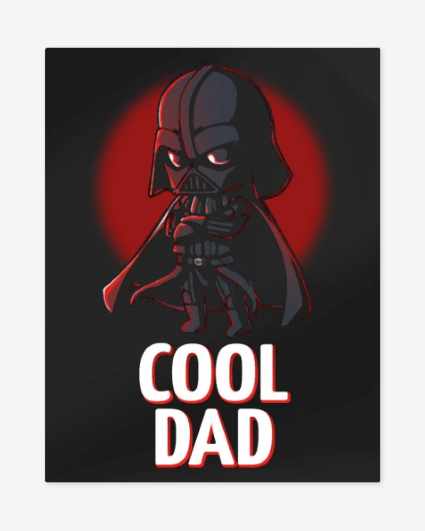 Print metalico Negro de Cool dad