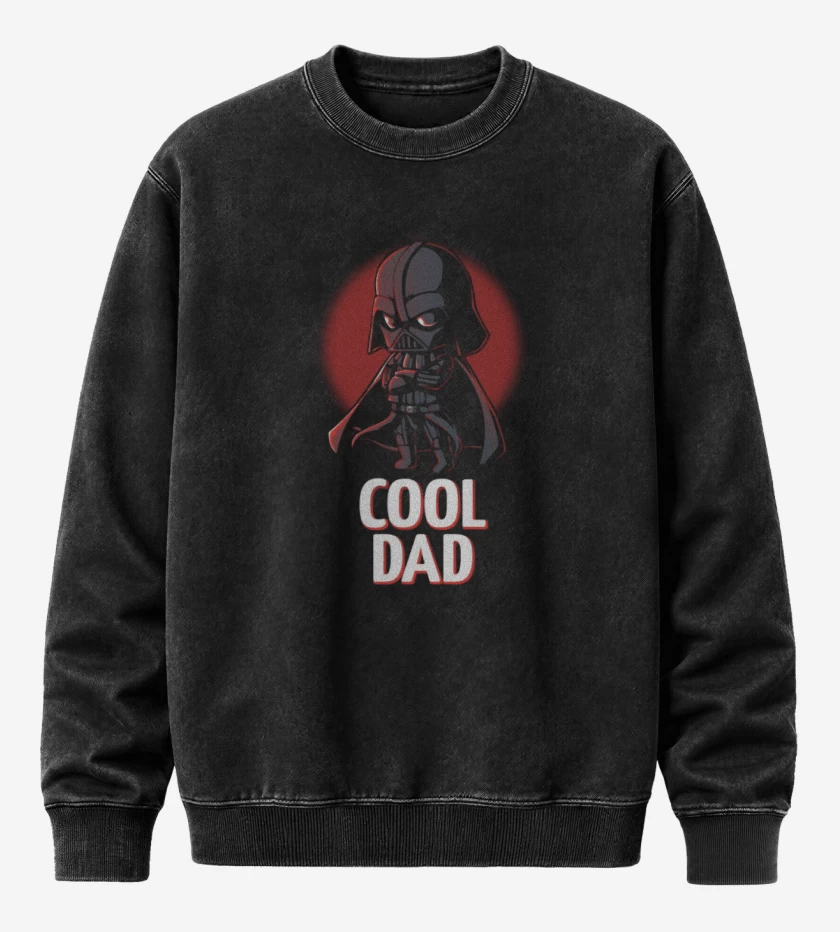 Poleron Polo Acid Wash Negro de Cool dad