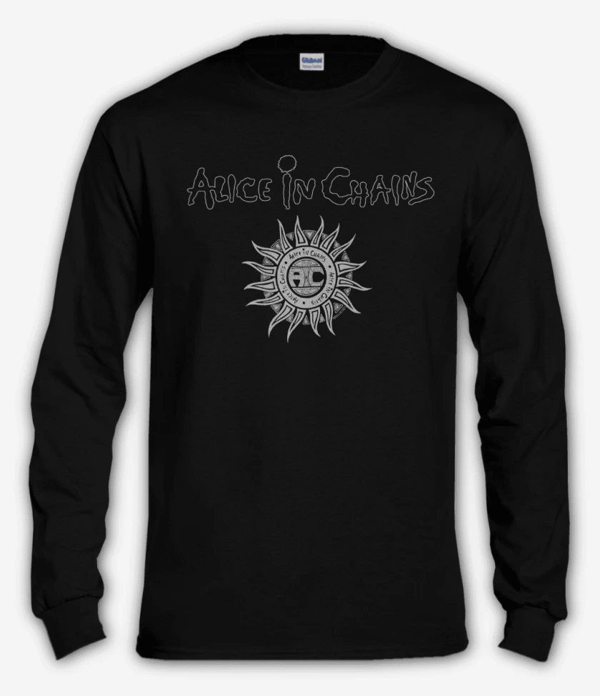 Polera manga larga Negro de Alice in Chains Sol