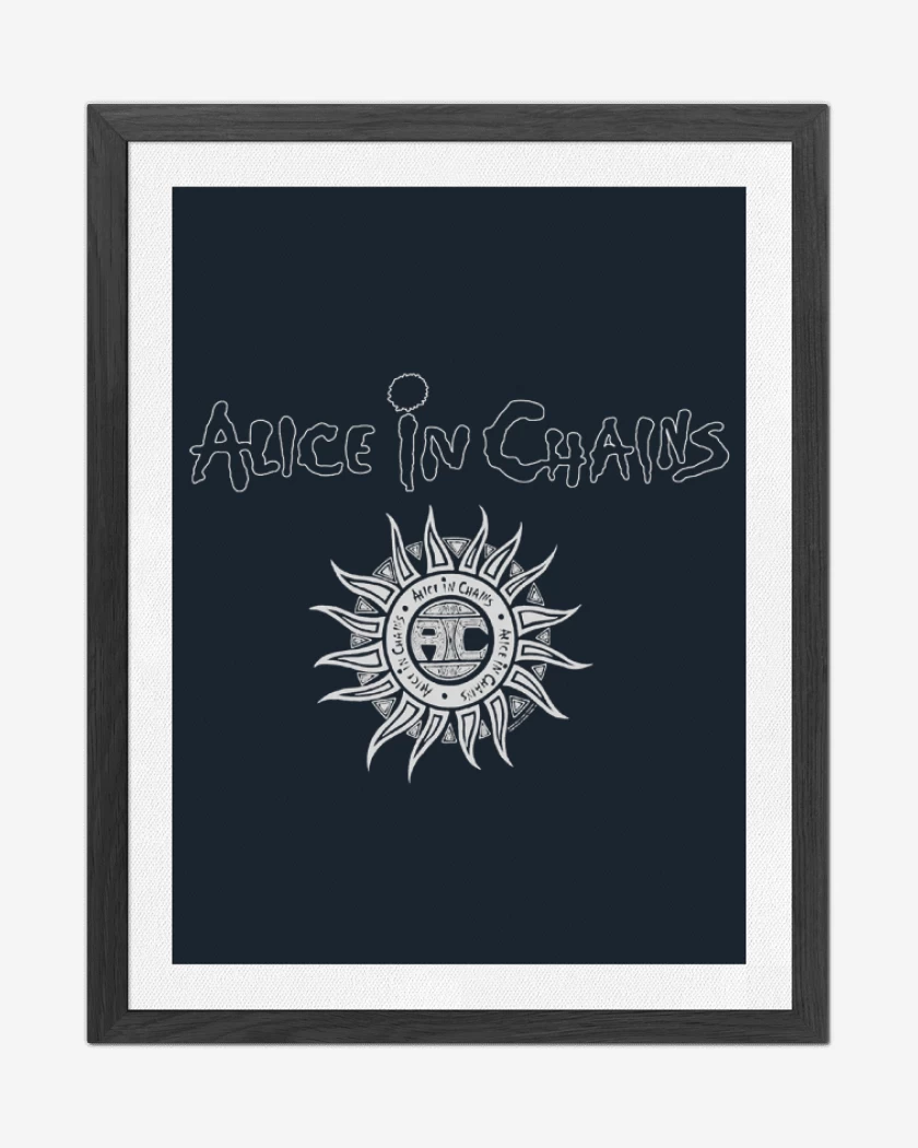 Cuadro decorativo Azul Marino de Alice in Chains Sol