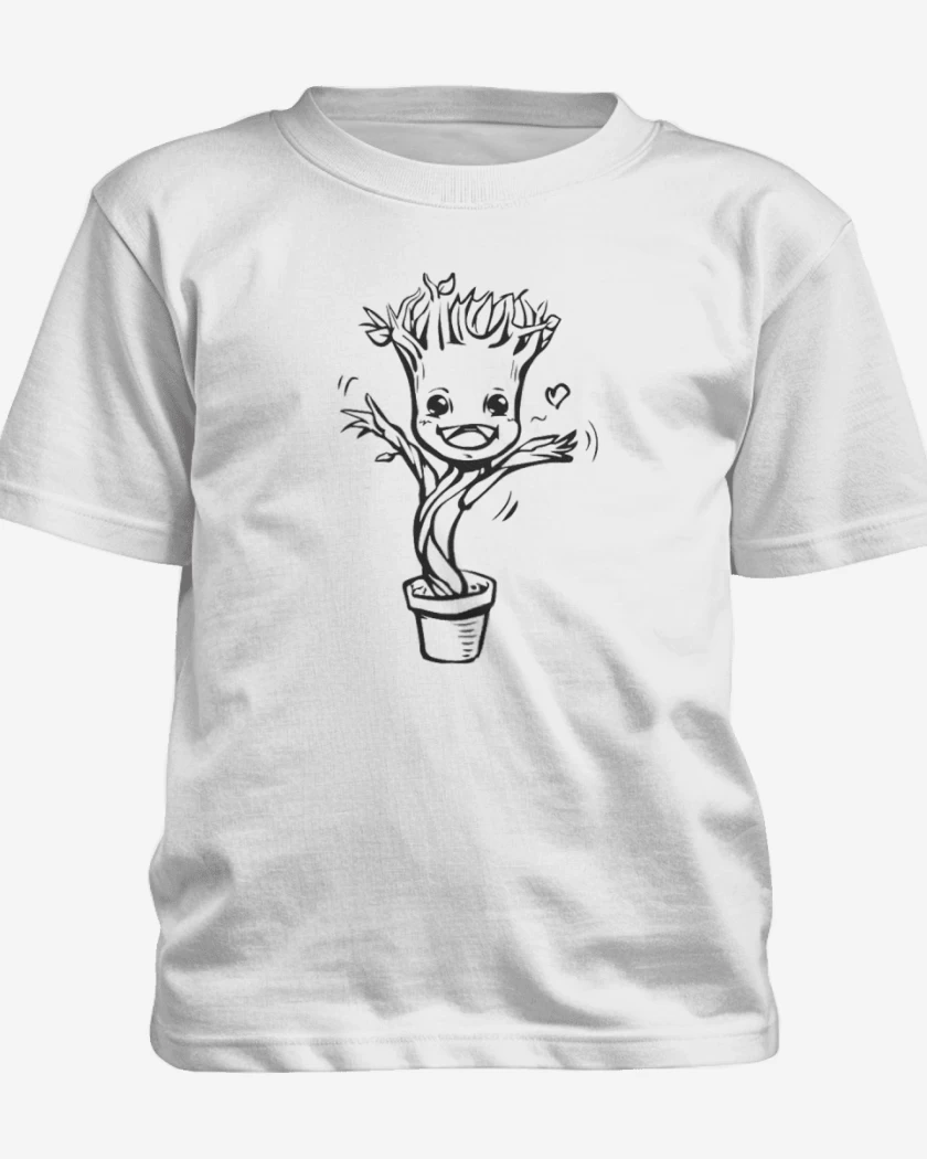 Polera de niño Blanco de Ramita bebe