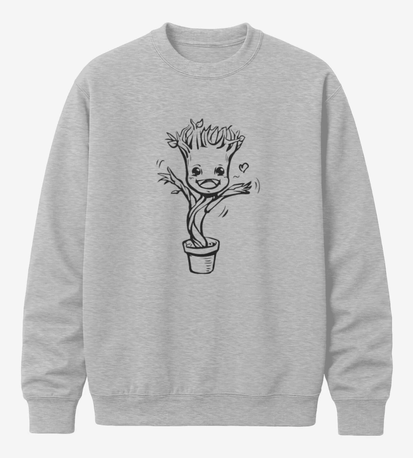 Poleron polo Gris Melange de Ramita bebe