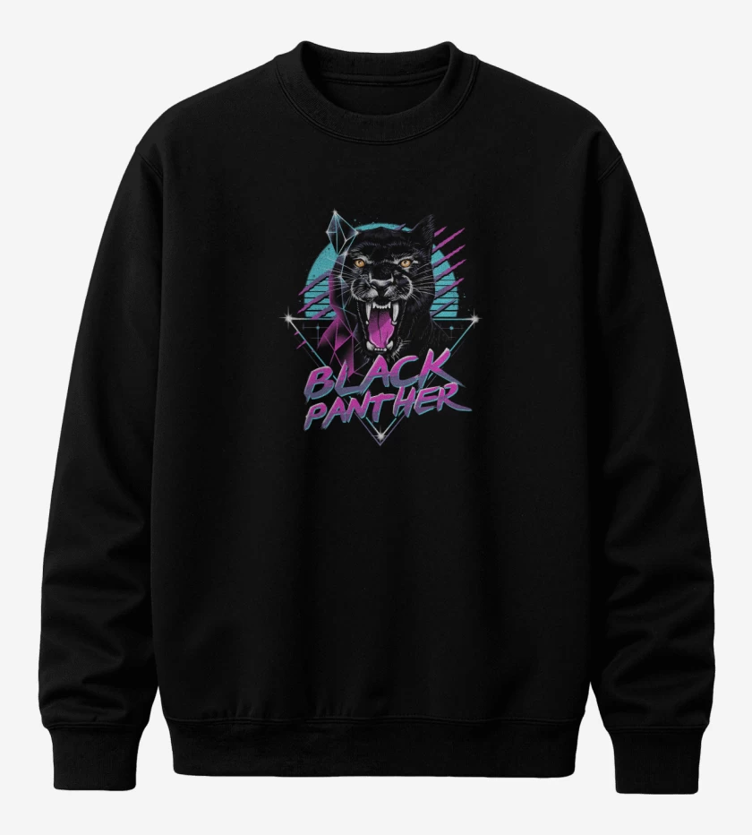 Poleron polo Negro de Pantera