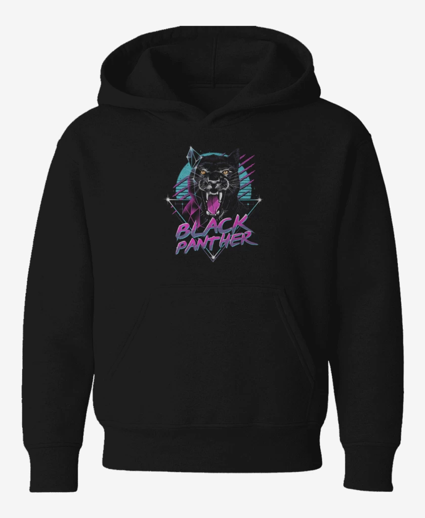 Poleron de niño Negro de Pantera