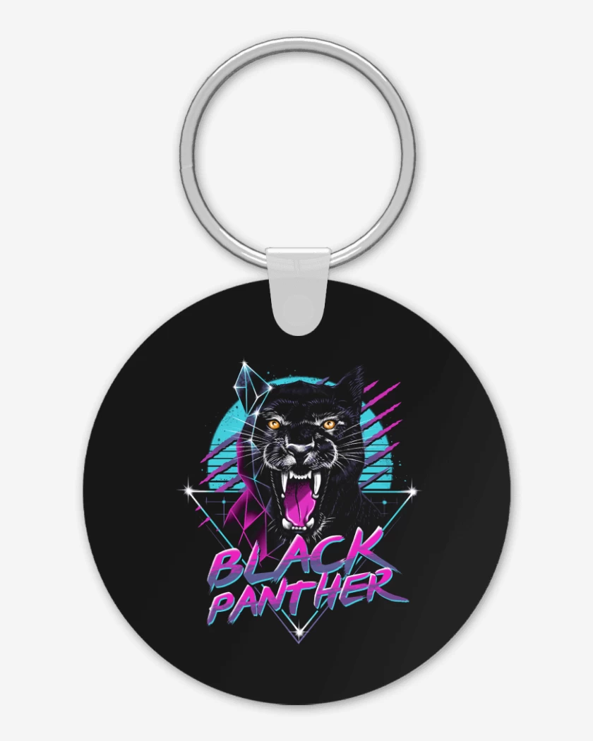 Llavero Negro de Pantera