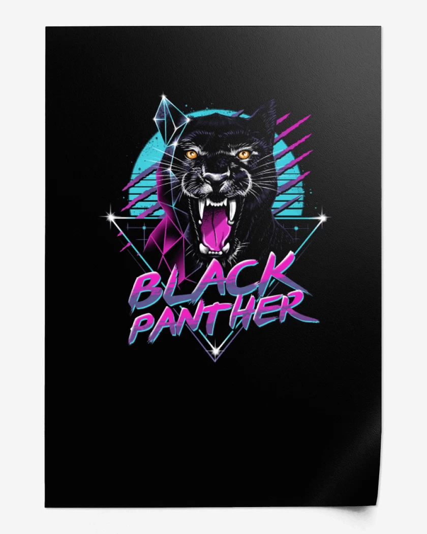 Print Negro de Pantera