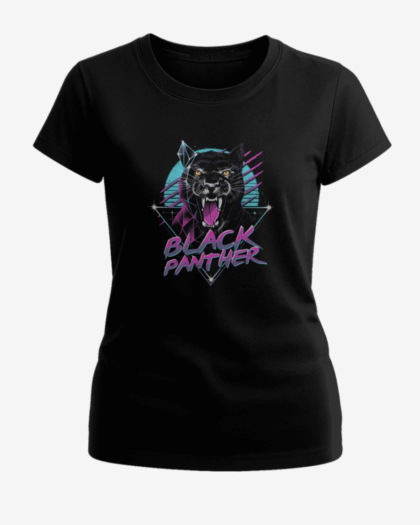Polera de Mujer Negro de Pantera