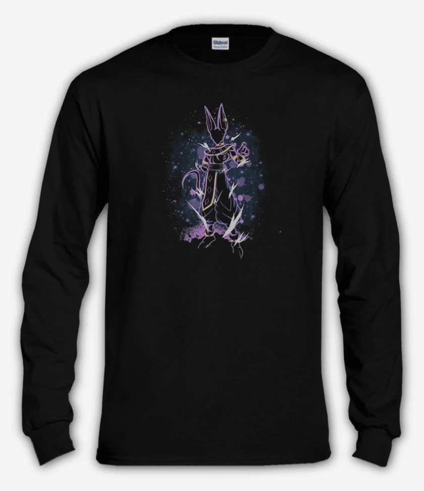 Polera manga larga Negro de Billz dios destruccion