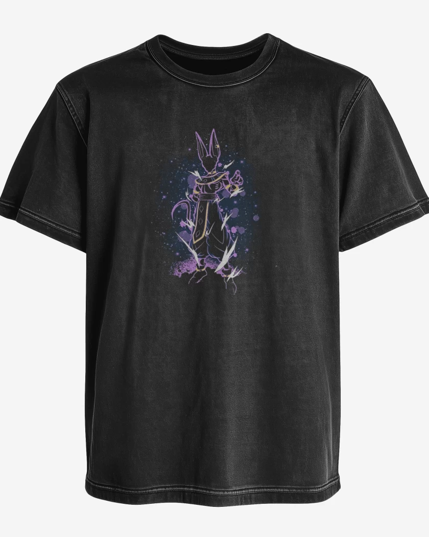 Polera desgastada Billz dios destruccion