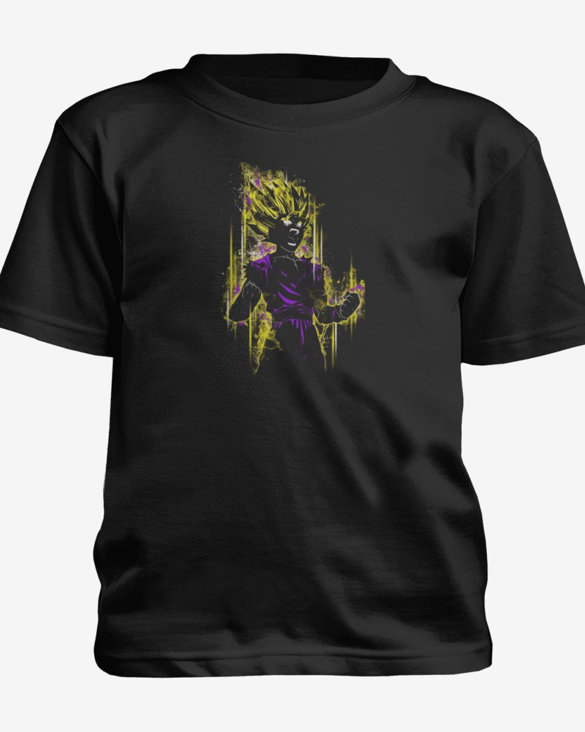 Polera de niño Negro de gohan nivel 2