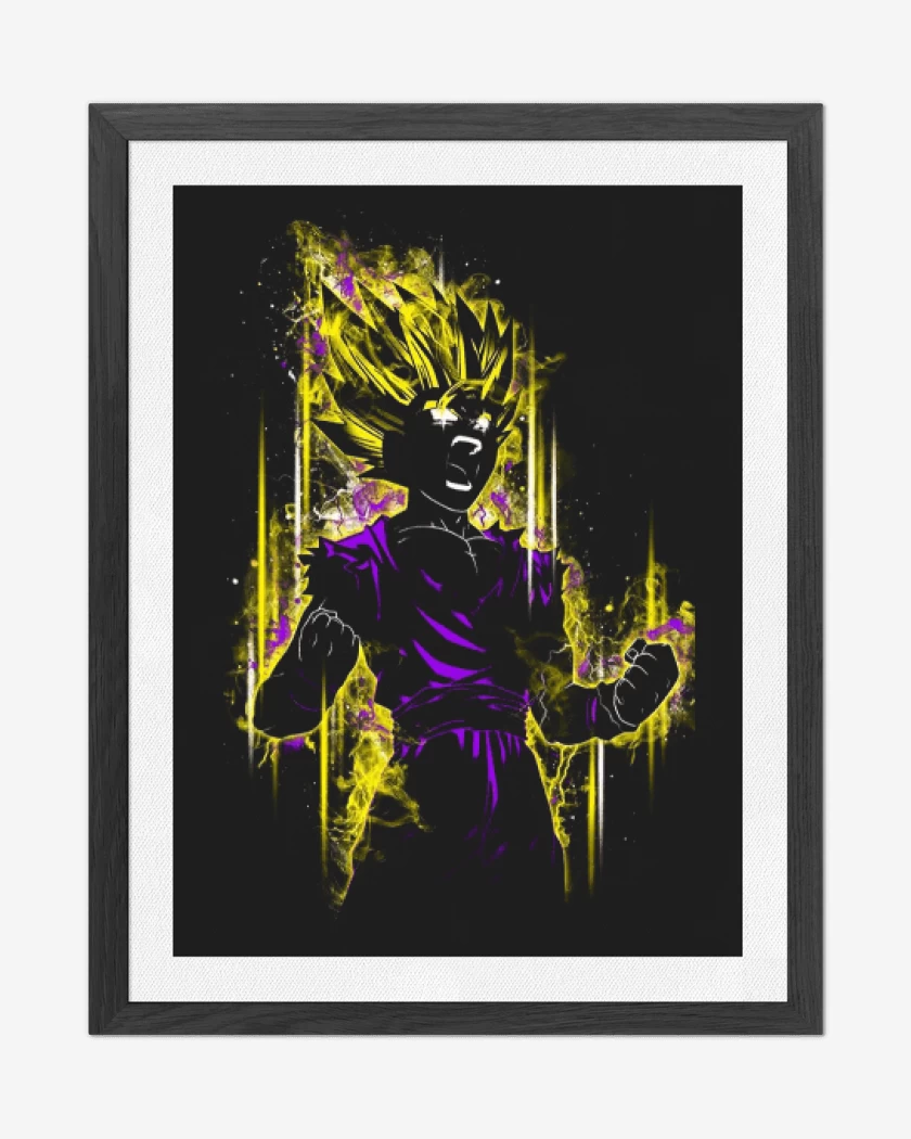 Cuadro decorativo Negro de gohan nivel 2