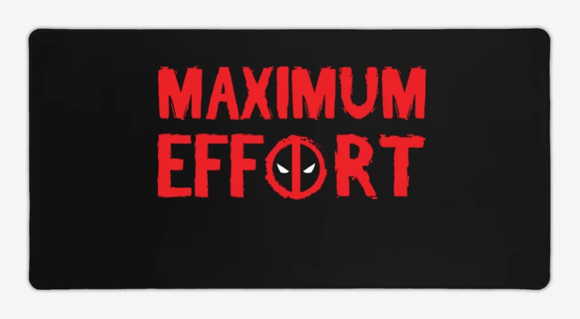 Mouse pad Gamer maximo esfuerzo