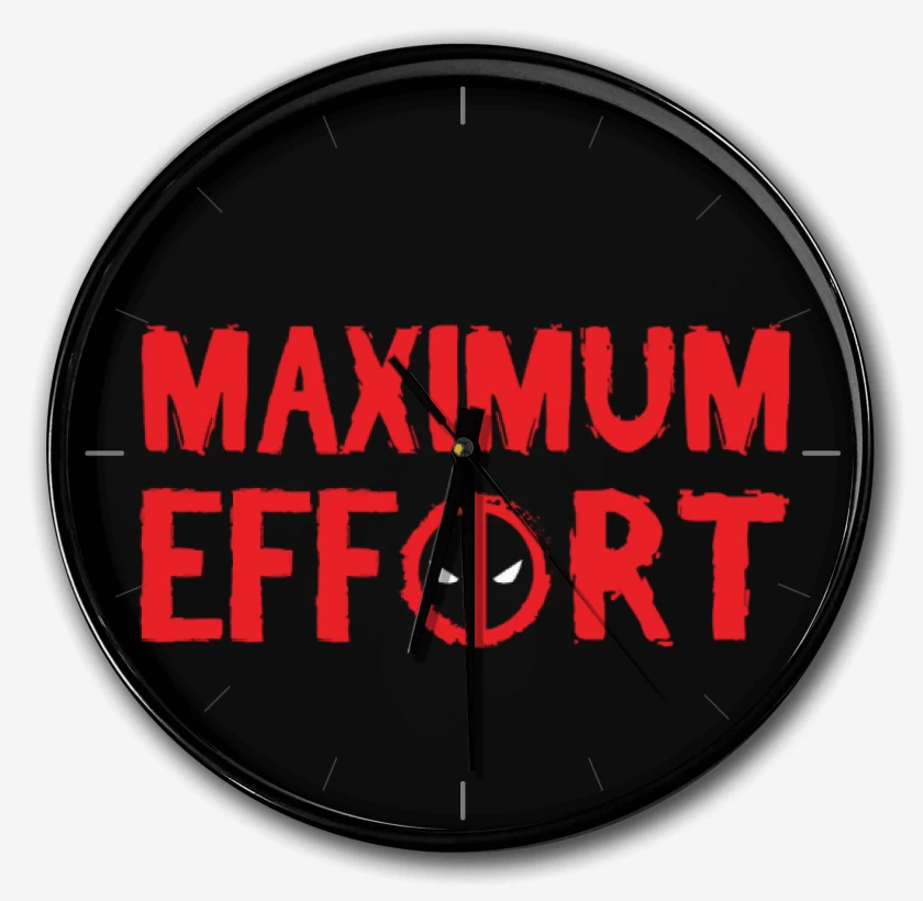 Reloj Negro de maximo esfuerzo
