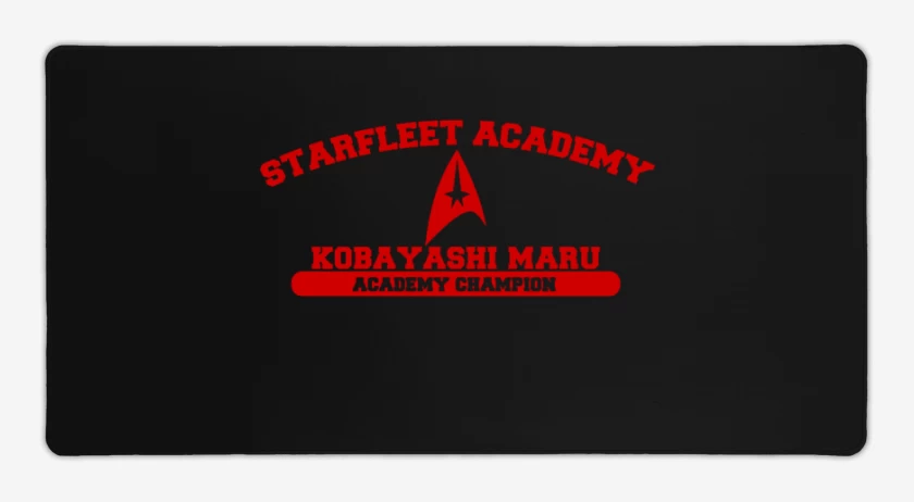 Mouse pad Gamer Negro de Star Trek