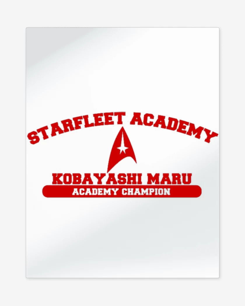 Print metalico Star Trek