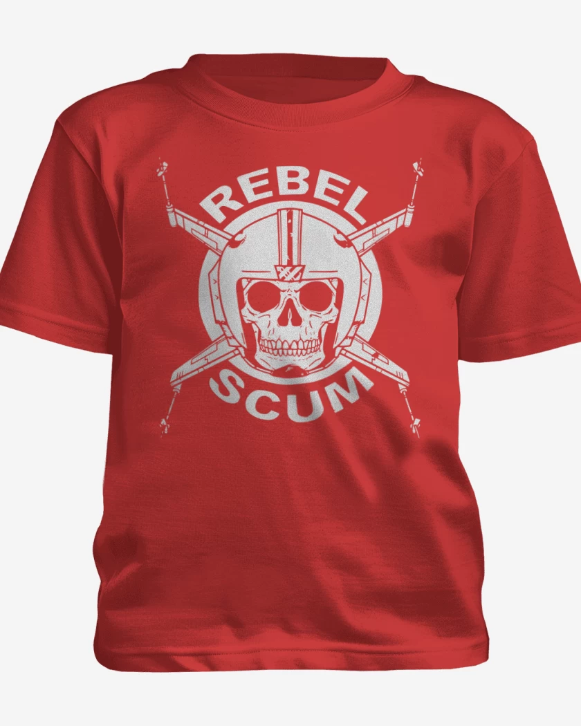 Polera de niño Rojo de Star Wars - Rebel Scum