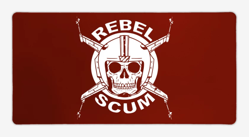 Mouse pad Gamer Rojo de Star Wars - Rebel Scum